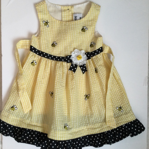 Counting Daisies Dress, Size 2T, Bumble Bee Themed - Picture 4 of 6